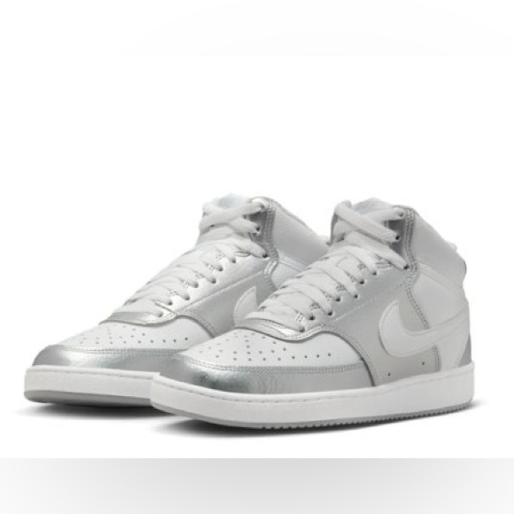 NIKE Court Vision Mid 'Silver Grey'WOMEN'S Shoes